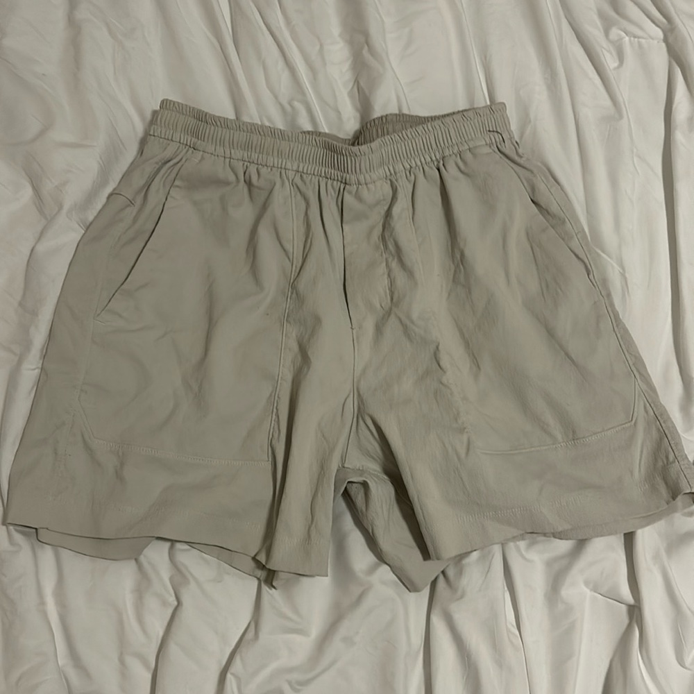 Lululemon Bowline Short 5" Stretch Ripstop Bone Medium